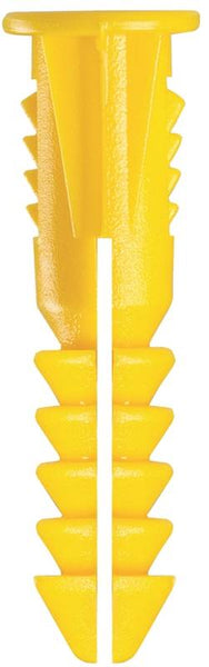 COBRA ANCHORS 185R Screw Anchor, #4-6 Thread, 7/8 in L, Polyethylene, 75 lb
