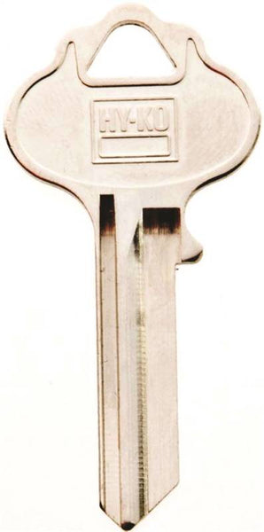 HY-KO 11010IN3 Key Blank, Brass, Nickel, For: ILCO Cabinet, House Locks and Padlocks