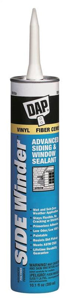 DAP 00804 Siding and Window Sealant, Clay, 24 hr Curing, -35 to 140 deg F, 10.1 oz Cartridge