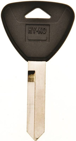 HY-KO 12005H62 Key Blank, Brass/Plastic, Nickel, For: Ford, Lincoln, Mercury Vehicles