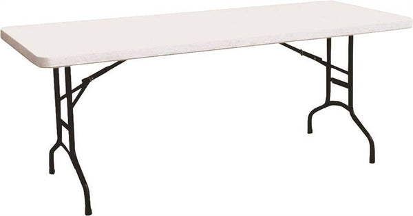 Simple Spaces TBL-040 6 Ft. Lightweight Banquet Table, White