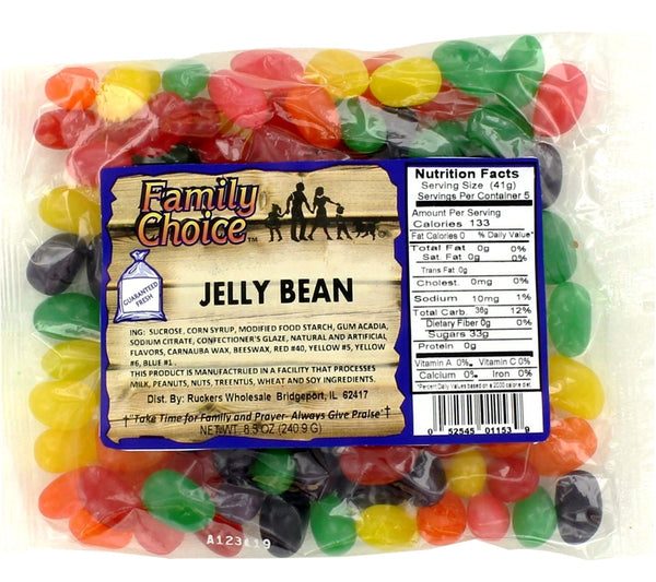 Family Choice 1153 Jelly Bean Candy, 9.5 oz
