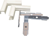 Wiremold B13-14 Raceway Elbow, Twisted, Metal, Ivory