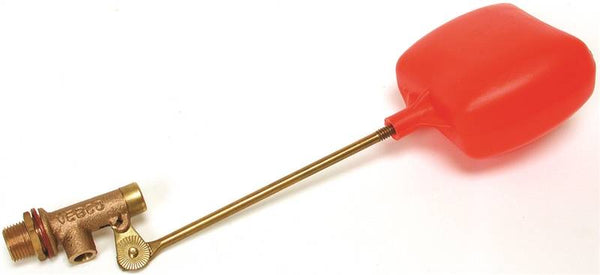 Dial 4178 Float Valve, Heavy-Duty, Brass, Black, For: Evaporative Cooler Purge Systems