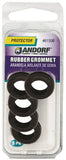 Jandorf 61506 Grommet, Rubber, Black, 1/4 in Thick Panel