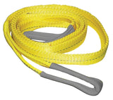 S-Line 20-EE2-9802X6 Lifting Sling, 2 in W, 6 ft L, 2-Ply, 6200 lb Vertical Hitch, Polyester, Gray