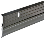 Frost King B59/36H Door Sweep, 36 in L, 1-5/8 in W, Aluminum Flange, Vinyl Insert