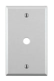 Leviton 001-88013-000 Standard Wallplate, 1-Gang, Plastic, White