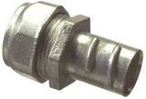 Halex 20491 EMT-to-Flex Coupling, 1/4 in, Zinc-Plated