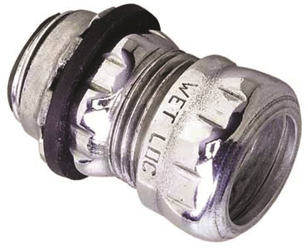 Halex 62505B Connector, 1/2 in, Steel