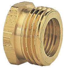 Gilmour 807054-1001 Hose Adapter, 3/4 x 1/2 in, MNH x FNPT, Brass, For: Garden Hose