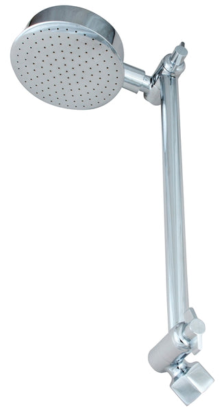Whedon Elephant Series SRW2C Shower Head, 1/2 in Connection, Female, Brass, Chrome, 3-1/2 in Dia