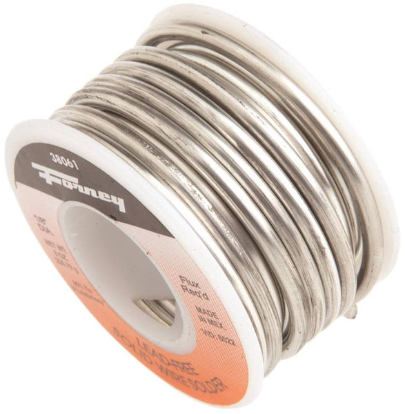 Forney 38061 Solder, 8 oz, Solid, Gray, 464 deg F Melting Point