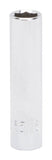 Vulcan MT6486088 Drive Socket, 5/16 in Socket, 1/4 in Drive, 6-Point, Chrome Vanadium Steel, Chrome