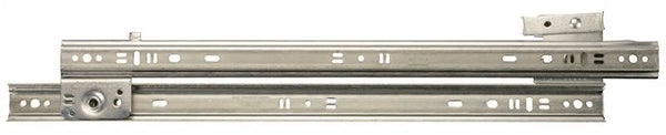 Knape & Vogt 1300P ZC 16 Drawer Slide, 75 lb, 16 in L Rail, 1/2 in W Rail, Steel, Zinc