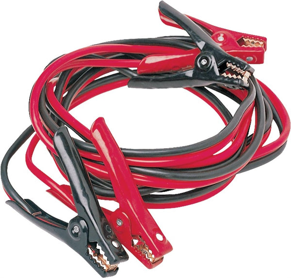 ProSource 061614 Booster Cable, 6 AWG Wire, 4-Conductor, Clamp, Clamp, Stranded, Red/Black Sheath