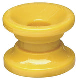 Zareba ICDY-Z/DC10 Donut Corner Insulator, 14 ga Fence Wire, Polyrope/Polytape, Polycarbonate, Yellow