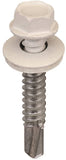 Acorn International SW-MM1412W250 Screw, #14 Thread, Hex Drive, Self-Drilling, Self-Tapping Point, Steel, 250 BAG
