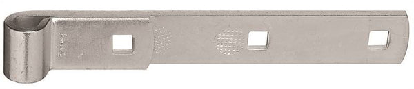 National Hardware N131-102 Strap Hinge, 0.19 in Thick Leaf, Steel, Zinc, 100 lb