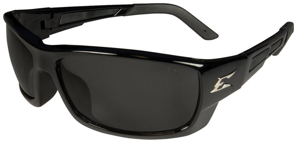 Edge MAZENO Series PM116 Non-Polarized Slim-Fit Safety Glasses, Nylon Frame, Black Frame, UV Protection: Yes
