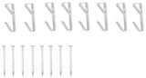 ProSource PH-121005-PS Picture Hanger, 5 lb, Steel, Zinc, Zinc, Nail-In Mounting
