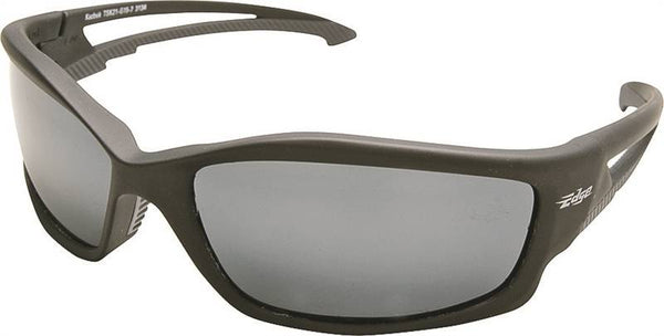Edge TSK21-G15-7 Polarized Safety Glasses, Unisex, Polycarbonate Lens, Full Frame, Nylon Frame, Matte Black Frame