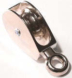 BARON 0174ZD-2-1/2 Tackle Pulley, 1/2 in Rope, 2-1/2 in Sheave
