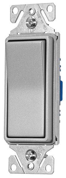 Eaton Wiring Devices 7500 7501SG-K-L Rocker Switch, 15 A, 120/277 V, SPST, Thermoplastic Housing Material