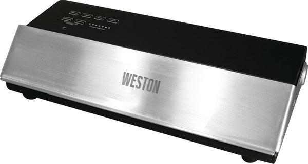 Weston Professional Series 65-0501-W Vacuum Sealer, 11 in L Sealing Bar, 210 W, Stainless Steel