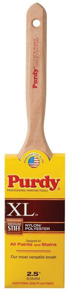 Purdy XL Elasco 100325 Trim Brush, Nylon/Polyester Bristle, Fluted Handle
