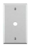 Leviton 001-88013-000 Standard Wallplate, 1-Gang, Plastic, White