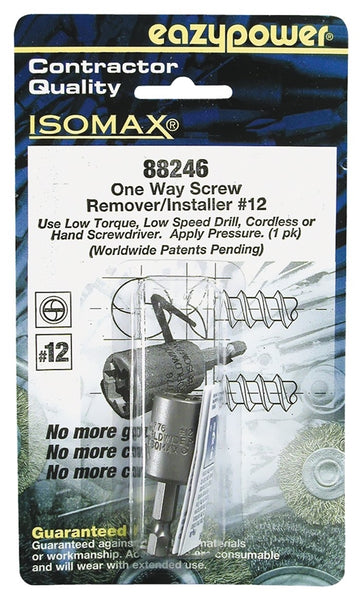 EAZYPOWER 88246 One Way Screw Remover, #12 Bolt/Screw, HSS