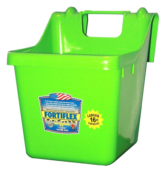 FORTEX-FORTIFLEX 1301643 Bucket Feeder, Fortalloy Rubber Polymer, Green