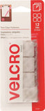 VELCRO Brand 91330 Fastener, 7/8 in W, 7/8 in L, Clear
