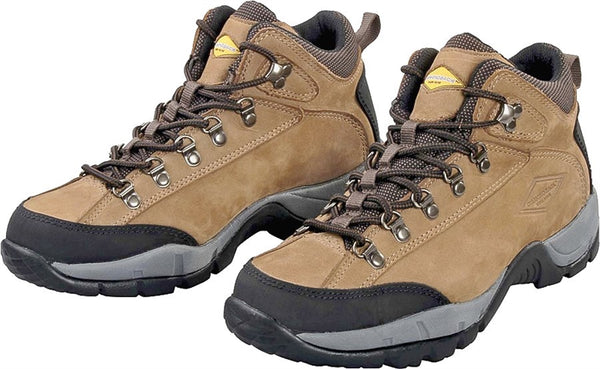 Diamondback HIKER-1-805 Soft-Sided Work Boots, 8.5, Tan, Leather Upper