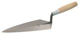 Marshalltown 19 11 Brick Trowel, 11 in L Blade, 5-1/2 in W Blade, Steel Blade, Wood Handle