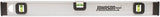 Johnson 1300-3600 I-Beam Level with Rule, 36 in L, 3-Vial, Non-Magnetic, Aluminum, Silver