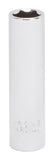 Vulcan MT6487607 Drive Socket, 11/32 in Socket, 1/4 in Drive, 6-Point, Chrome Vanadium Steel, Chrome
