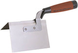 Marshalltown 25D Drywall Corner Trowel, 3-3/4 in W Blade, 5 in L Blade, Steel Blade, DuraSoft Handle