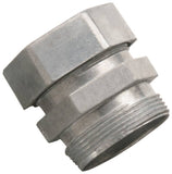 Halex 26351 Rigid Conduit Connector, 1/2 in Compression, 1.17 in OD, Steel