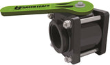 GREEN LEAF V204FP Ball Valve, 2 in Connection, Female NPT, 100 psi Pressure, Manual Actuator, Polypropylene Body