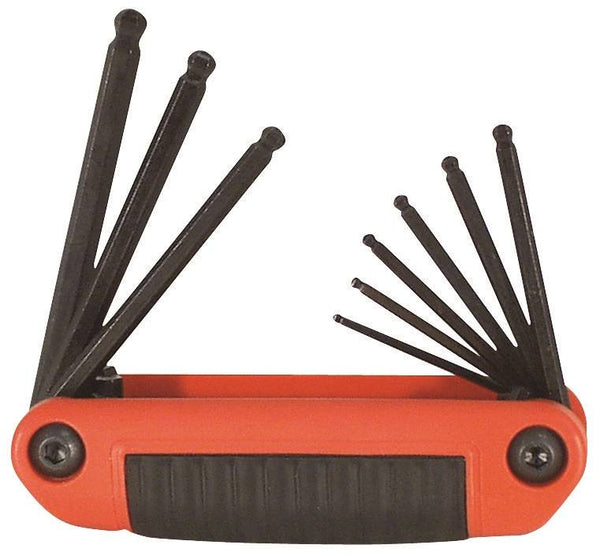 Eklind 25919 Hex Key Set, 9-Piece, Steel, Black