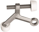 National Hardware N830-122 Hinge Pin Door Stop, Zinc, Satin Nickel