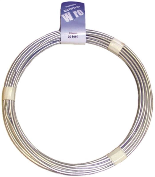 MIDWEST FASTENER 11267 Stranded Clothesline, 50 ft L, Aluminum