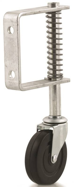 DH CASTERS C-GSL3 Gate Caster, 3 in Dia Wheel, 13/16 in W Wheel, Hard Rubber Wheel, 40 lb