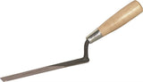 Marshalltown 505 Tuck Pointer, 3/8 in W, 6-3/4 in L, Carbon Steel, Wood Handle