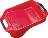 HANDy 7500CC Paint Tray, 9 in W, 1 gal Capacity, Plastic, Red