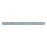 GENERAL 305ME Precision Measuring Ruler with Graduations, SAE/Metric Graduation, Stainless Steel, Black, 15/32 in W