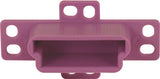 Prime-Line R 7133 Drawer Track Backplate, 3/4 in L, 2-3/4 in W, Nylon/Steel
