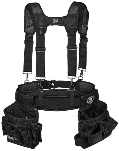 Dead On HDP411014 Electrician's Suspension Rig, 52 in Waist, Poly Fabric, 14-Pocket